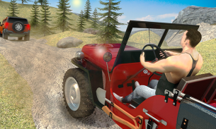 Offroad Long Trailer Truck Sim - Jeep Prado Games screenshot 1