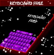 Keyboard Free Purple Theme screenshot 0