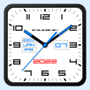 Square Analog Clock-7 Icon