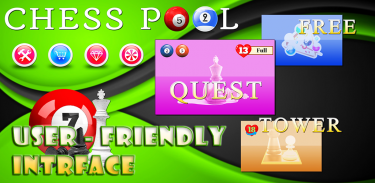 Chess Pool - Chess VS Billiards battle (8 ball) screenshot 2