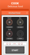 تایمر آشپزخانه با زنگ هشدار - ابزار آشپزخانه کامل screenshot 2