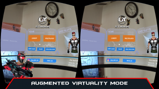 VR AR Dimension - Robot War Galaxy Shooter screenshot 2