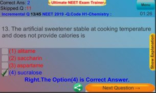 Ultimate NEET Exam 2020 Preparation Trainer-Latest screenshot 2