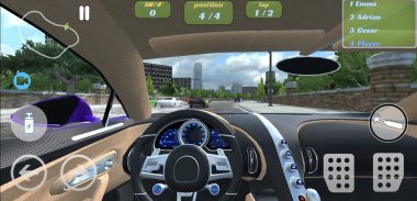 City driving in car racing screenshot 3