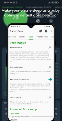Battery Guru - Battery Monitor - Battery Saver screenshot 2