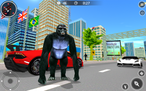 Gorilla City Simulator - Rope Hero Gorilla Game screenshot 6