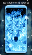 Ice Fire Wolf Wallpapers screenshot 6