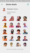 Malayalam Movie Actors Sticker screenshot 4