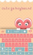 Cute GO Keyboard Theme screenshot 2