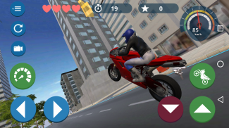 Jogo de moto com grau e corte screenshot 3