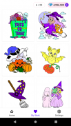 Livro para colorir: Halloween screenshot 8