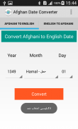 Afghan Date Converter screenshot 4