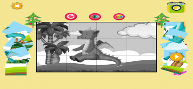 Juegos De Dinosaurios Colorear - Dino Puzzle Niños screenshot 3
