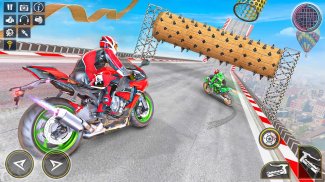 Fahrrad unmöglich Spuren Rennen:3D Motorrad Stunts screenshot 1