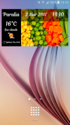 Fresh Vegetables Widget Clock screenshot 7