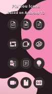 Flamingo Android 12 Dark Icons screenshot 2