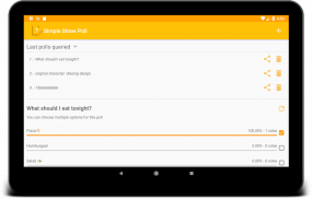 Simple Straw Poll screenshot 3