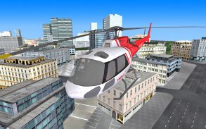 Stadt-Helikopter-Fliegen-Spiel screenshot 0