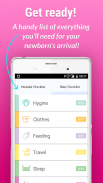 Newborn baby checklist screenshot 2