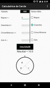 Calculatrice de Cercle screenshot 2