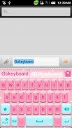 GOKeyboard Pink Memories theme screenshot 5