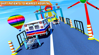 Mega Ramp Car Stunts - Ambulance Car Stunts Game screenshot 2