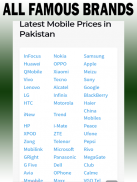 Mobile Prices In PAKISTAN screenshot 2