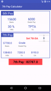 7th Pay Arrears Calculator screenshot 7