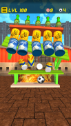 Soccer Ball Knockdown - aim, flick and tumble cans screenshot 8