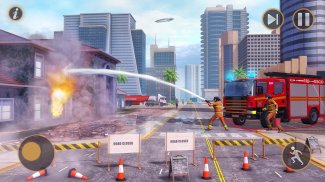 911 Rescue Fire Truck Games 3D screenshot 6