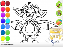 For Kids Coloring - Cute Bat screenshot 14