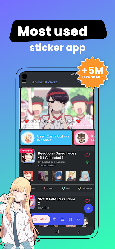 Anime Stickers for WhatsApp for Android - Download