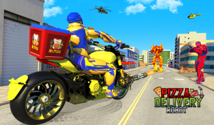 Superhero Bike Delivery Taxi screenshot 14