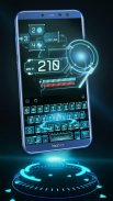 Neon Technology Keyboard Theme screenshot 2