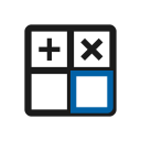100 Square Calc: Add & Mul Icon
