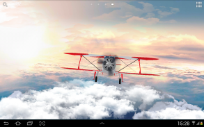 Flight in the sky 3D with weather live wallpaper screenshot 4