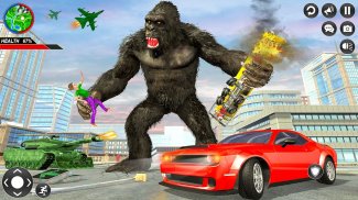 Gorilla City Rampage :Animal Attack Game Free screenshot 6