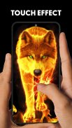 Fire Wallpaper Theme Lone Wolf screenshot 6