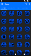 Blue and Black Icon Pack Free screenshot 7