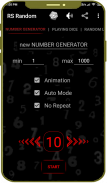 RS Random - Random number generator screenshot 1