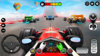 Fórmula coche imposible pistas rampa coche screenshot 4
