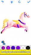 Horse Pixel Art Coloring Book screenshot 0