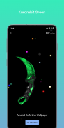 Amoled Knives 3D LWP - Karambits and Bayonets screenshot 3