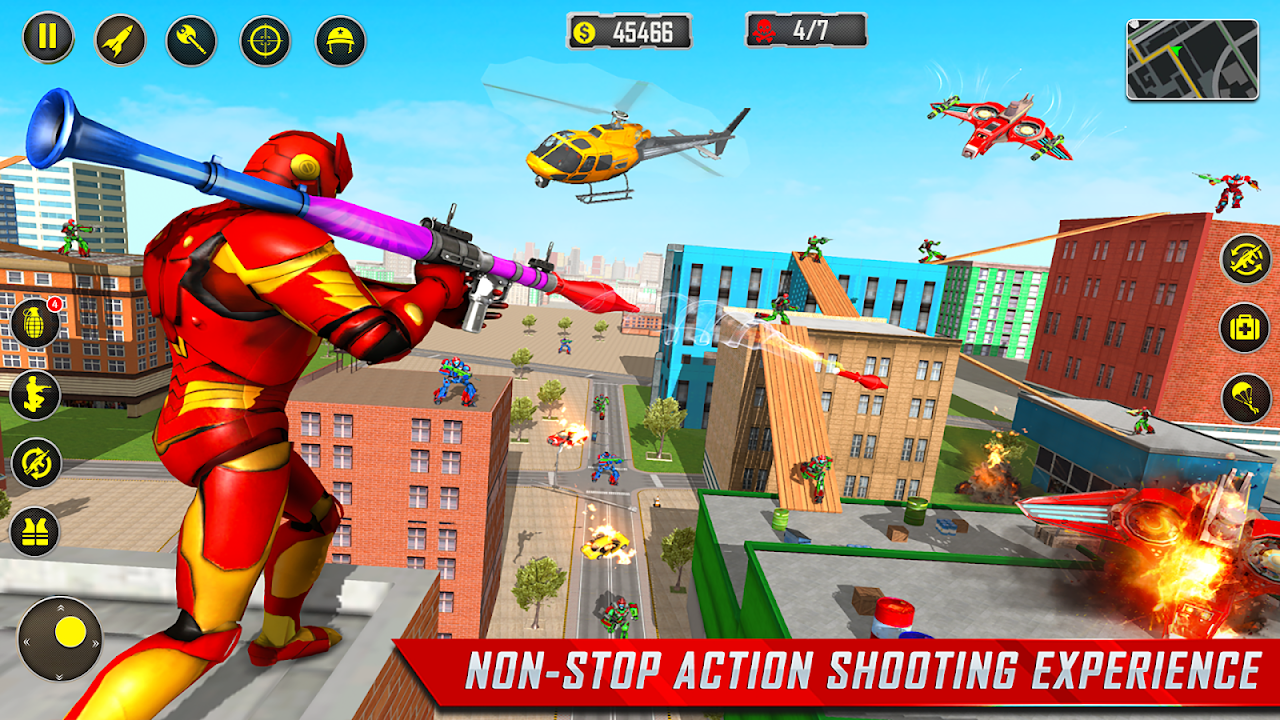 App Real Fps Robot Shooting Games Android game 2022 