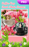 Coffee Cup Dual Photo Frames screenshot 1