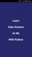 Data science with python - Machine learning free screenshot 3