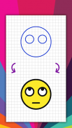 Como desenhar emoticons, emoji screenshot 5
