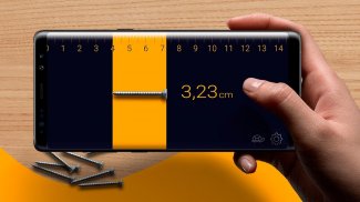 Prime Ruler - length measure by camera, screen screenshot 0
