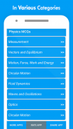 Physics MCQs with Answer and E screenshot 1