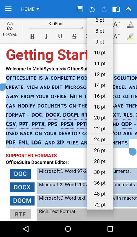 OfficeSuite Font Pack - APK Download for Android | Aptoide